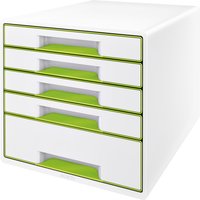 Ladenblok Leitz WOW CUBE 5 laden wit/groen