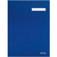 Vloeiboek Esselte karton 20 tabbladen blauw