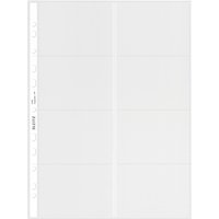 Showtas Leitz Premium voor visitekaartjes copy safe PP A4 glashelder 10 stuks