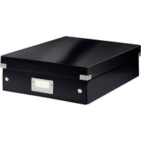 Opbergdoos Leitz Wow Click & Store organiser 280x100x370mm middelgroot zwart