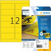 Etiket HERMA 8029 99.1x42.3mm weerbestendig geel 300 stuks