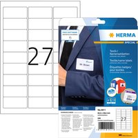 Naambadge etiket HERMA 4511 63.5x29.6mm wit 540 stuks