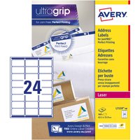Etiket Avery L7159-40 63.5x33.9mm wit 960 stuks