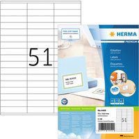 Etiket HERMA 4459 70x16.9mm premium wit 5100 stuks