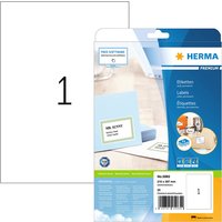Etiket HERMA 5065 210x297mm A4 premium wit 25 stuks