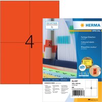 Etiket HERMA 4397 105x148mm A6 rood 400 stuks