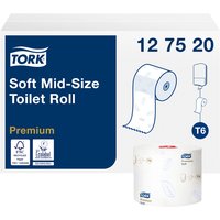 Toiletpapier Tork T6 Premium systeemrol 2-laags 90m wit 127520