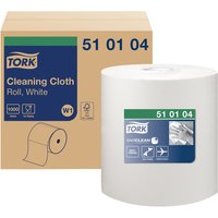 Reinigingsdoek Tork W1 Premium 1-laags 380m wit 510104