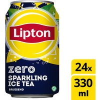 Frisdrank Lipton Ice Tea sparkling zero blik 330ml