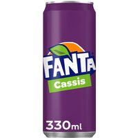 Frisdrank Fanta cassis blik 330ml