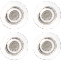 Glasbordmagneet Nobo extra sterk 32mm transparant 4 stuks