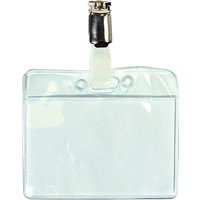 Badge Quantore met clip 60x90mm