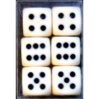 Dobbelstenen Verhaak 6 stuks