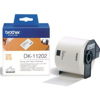 Etiket Brother DK-11202 verzendlabel 62x100mm 1 rol á 300 stuks wit