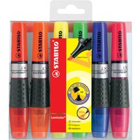 Markeerstift STABILO Luminator XT 71/6 assorti etui à 6 stuks