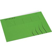 Vouwmap Secolor A4 100% gerecycled karton 250gr groen