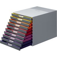 Ladenbox Durable Varicolor 10 laden grijs