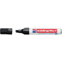 Viltstift edding 1 schuin 1-5mm zwart