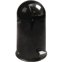 Afvalbak EKO Kickcan 33 liter mat zwart