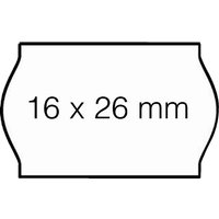Prijsetiket 16x26mm Open-Data S14/Sato Judo afneembaar wit