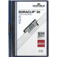 Klemmap Durable Duraclip A4 3mm 30 vellen nachtblauw