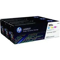 Tonercartridge HP CF370AM 305A 3 kleuren