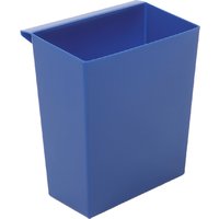 Inzetbak voor vierkante tapse papierbak blauw