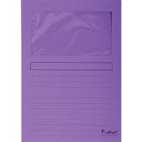 Venstermap Exacompta Forever L-model 120gr paars 100 stuks