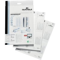Badgekaart Durable 1420 bedrukbaar A6 80 stuks