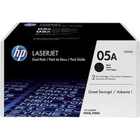 Tonercartridge HP CE505D 05A zwart 2x