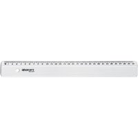 Liniaal Westcott basic kunststof 30cm transparant