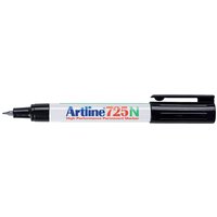 Fineliner Artline 725 rond fijn zwart