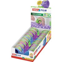 Plakbandhouder tesafilm® Mini Dispenser ecoLogo® + plakband Eco+Clear 10m x 19mm