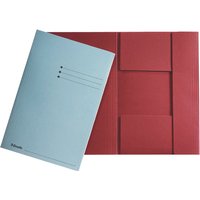 Dossiermap Esselte A4 3 kleppen manilla 275gr rood
