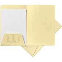 Dossiermap Djois A4 1 klep 160gr lichtgeel