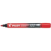 Viltstift PILOT 100 rond fijn rood