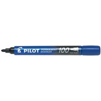 Viltstift PILOT 100 rond fijn blauw