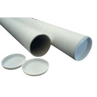 Verzendkoker CleverPack A1 650x50x1.5 met doppen wit pak à 20 stuks
