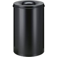 Papierbak met vlamdover Vepabins 110liter zwart
