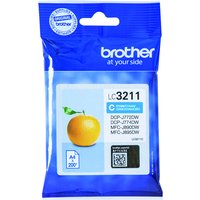Inktcartridge Brother LC-3211C blauw