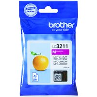 Inktcartridge Brother LC-3211M rood