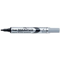 Whiteboardmarker Pentel MWL5S Maxiflo rond 1mm zwart