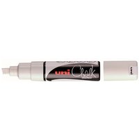 Krijtstift Uni-ball chalk schuin 8.0mm wit