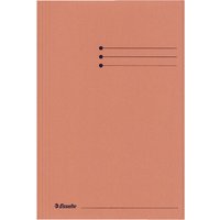 Dossiermap Esselte folio 3 kleppen manilla 275gr oranje