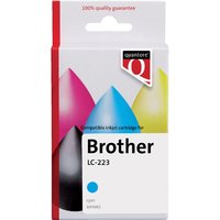 Inktcartridge Quantore alternatief tbv Brother LC-223 blauw