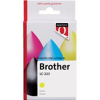 Inktcartridge Quantore alternatief tbv Brother LC-223 geel