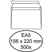 Envelop Quantore bank EA5 156x220mm zelfklevend wit 500 stuks