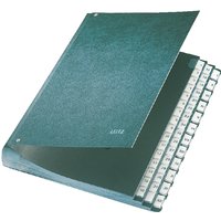 Termijnmap Leitz 1-31 + I-XII 270x50x345mm hardboard zwart