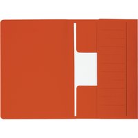 Dossiermap Secolor Mammoet folio 3 kleppen 270gr rood