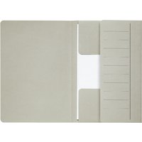 Dossiermap Secolor Mammoet folio 3 kleppen 270gr grijs